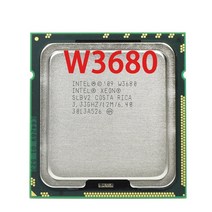 인텔 제온 W3680 프로세서 3.33GHZ 6 코어 12M 캐시 LGA1366 CPU 130W, 01 W3680