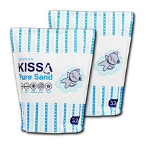 키사 퓨어 샌드 6.4kg 벤토나이트 고양이 모래