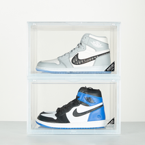 [2PACK구성]슈브제 와이드 프리미엄 신발 보관함 (변색 방지 자외선 차단 편리한 수납) Shoevjet Wide, 2개