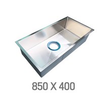 사각씽크볼 900 NEMO 사각볼 싱크대 씽크대 배수구포함 850X400, 스텐배수구(20000), 나무도마(15000)