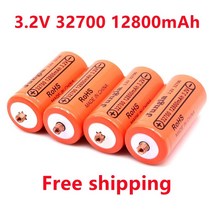 인산철 배터리 100 32700 12800mah 3.2v lifepo4 충전식 전문 철, 10개
