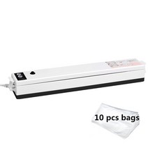 Food Vacuum Sealer Storage Packing Sealing Machine Kitchen Vacuum Container Packer Food Vegetables S, 01 실버 그레이_02 US plug 110V