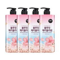 온더바디 체리블라썸 바디워시 900g 4개, 단품