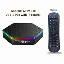 2022 안드로이드 12 스마트 TV 박스 Allwinner H618 미디어 플레이어 3D 비디오 유튜브 넷플릭스 2.4G &am, 01 2G 16G IR_03 영국 플러그