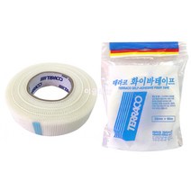 TERRACO 조인트테이프 크랙균열보수 테라코 화이바테이프 35mm 90M
