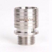 6구스텐레스커넥터 니플 너트 호스 커플링 커넥터 호스연장 수도꼭지 수전 부자재, 6구스텐레스커넥터(니플)1개, 1개