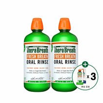 [샤쉐 3장 증정]테라브레스 오랄린스 패밀리사이즈 마일드민트1L 2병, 단품