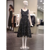 오즈세컨 글리터링슬리브리스밴딩원피스 O22C9WOP151W(2134547)