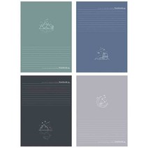 아이비스 모던라인 제본노트 11617, 블랙, 10개