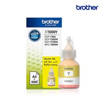 브라더 BT5000Y 정품잉크 노랑 DCP-T300 T500W T700W, 1