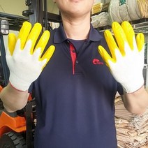 참존 코팅장갑 효성장갑 국산 15G 10켤레, 백코팅, 10개