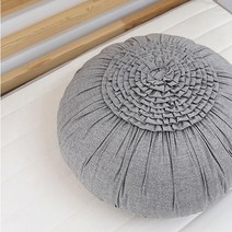 쇼파용 그레이 호박쿠션 (3color) 지름50cm (솜포함)