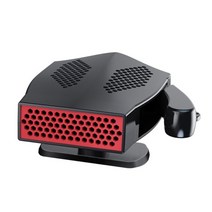 사무용 2in 1 Car Electric Heater Heating Fan Warm Air Blower Baffle Defroster Demister, 한개옵션0