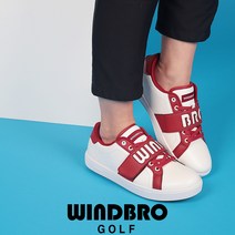 [마지막재고할인] 윈드브로 스파이크리스 골프화 VELCRO-07 버건디