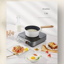 전기 세라믹 오븐 2200W 회전 제어 광파 난방 냄비 쿡탑 쿠커, 02 EU, 01 black_02 EU