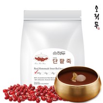 소적두 단팥죽 200gX3개(PE 실속형) 저당수제팥 국산팥 유기농설탕, 200g x 3개(PE), 추가없음, 3개