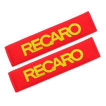 레이싱안전벨트 4점식Recaro 레이싱 자동차 스타일링에 대 한 좌석 벨트 어깨 스트랩 패드에 2pcs 코 튼 커, 06 for RECARO yellow