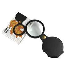 욜케이유 휴대용 노안 독서용 접이식 노인 돋보기 확대경 포켓