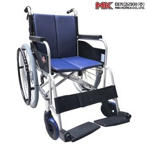[미라지22d] 미키코리아 MIRAGE7 22D-B 통타이어 미라지7 휠체어 (중고상품) 남색, 단품