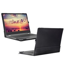 레노버 요가 S740 C740 14 인치 노트북 슬리브 분리형 노트북 커버 가방 보호 스킨 키보드 커버 필름 선물 케이스 노트북 파우치, 02 dark grey_01 yoga S740 14
