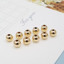 14K 골드필드 금볼 3mm 비즈 팔찌 반지 DIY 부자재 재료