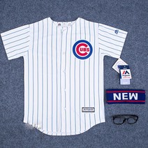 시카고 클럽 야구유니폼 상의 베이스볼 화이트 저지