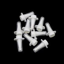 부화기 급수기 10 pcs 돼지 비강 스프레이 백신 예방 접종 스프링클러 돼지 의사 광견병 코 장치 비강 스프레이 헤드가있는 수의학, 10개