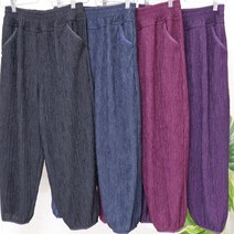 할머니바지 봄가을 골지무지주름고무줄바지 70대80대90대 할머니옷 시어머니칠순팔순생신선물