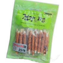 리시안제이 연어스틱껌 25P 뼈다귀껌 치석간식