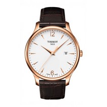 T063.610.36.037.00 티쏘 TISSOT 트레디션 가죽시계