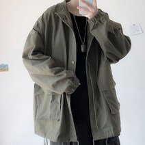 데일리 남여공용 패션 박시한핏 커플 야상 자켓 점퍼