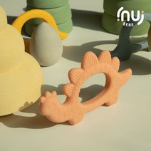 이누이베베 톰톰 실리콘 치발기 치아발육기 공룡 자동차 4종 2EA, 치발기 종류 컬러 선택:자동차 캠핑카  딥옐로우 2종