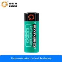 FANSO 지능형 수량계 PLC 산업용 제어 장비 유량계 CR17450 cr17450e 3V 2200mAh 리튬 배터리 팩 1 개, bare battery