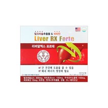리버알엑스 포르테 120캡슐 4개월분 밀크시슬 [건강한 유통기한], 1개, 1,300mg