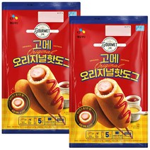 CJ 고메 오리지널 핫도그 400g, 2개, (냉동) 고메 오리지널 핫도그 400g