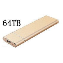 고속 하드 디스크 500GB 2TB 4TB 6TB 8TB 12TB 16TB 30TB SD 모바일 외장 USB 31c타입 인터페이스 대용량 저장135877, 64TB Gold, 한개옵션1