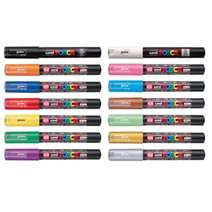 유니 포스카 PC-1M POSCA 수성 마카 POP, PC-1M(블랙)
