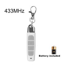 Kebidu 433 MHz 무선 원격 제어 315Mhz 송신기 스위치 DC 12V 24V 4CH RF 릴레이 수신기 차고 게이트 컨트, 01 White 433Mhz