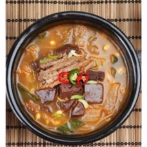 (국산재료 해장국) 탱글탱글한 선지 쫄깃한 양을 듬뿍 담은 양평해장국 600g 실온보관, 10팩+2팩(특가), 1개