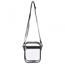 크린룸 제전 PVC 가방 투명 원숄더 작은, 스몰, 1개