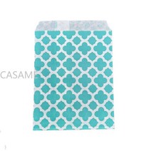 고급선물상자 25Pcs 18x13cm 크래프트 종이 비스킷 캔디 가방 포장 주머니 생일 파티 장식 디저트 바 스낵 쿠키 기프트박스 포장박스, [01] 13x18cm, 34 mint flower