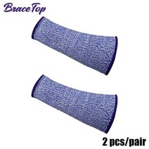 팔찌 팔 보호대 타박상 컷용 내열성 슬리브 정원 요리 보호 팔뚝, Blue Arm Sleeve