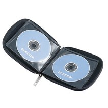 엘레컴 CD/DVD 케이스, 8매, 블랙