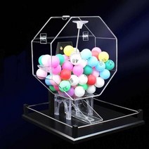 로또 추억의 뽑기 판 가챠 머신 캡슐 기계 자판기, 빨간색작은배달01-50주황색숫자
