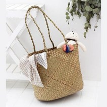 감각있는 조화 수납 화분 인테리어 라탄 가방 사장실 실내조경 아파트베란다꾸미기 입주선물, 상세페이지 참조