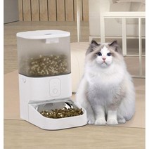 강아지 급식기 자동 무선 사료 급여기 배식기 반려동물 강아지 고양이 피더, 3. 레코딩 3L WiFi - 싱글볼 블랙