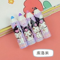 산리오 연필세트 쿠로미 연필 시나모롤 466523, 4pcs 쿠로미