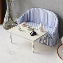 카페 장식장 미니어처 프렌치 찻잔 테이블 인테리어소품