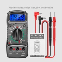 검전기 디지털 멀티미터 ANENG XL830L Digital Profissional Multimeter Electric LCD Voltmeter Ammeter A, 01 not battery