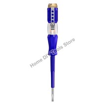 전기 테스터 펜 표시기 연필 스크루 드라이버 네온 전구 비접촉 B07 100-500V, [03] Blue, 03 Blue